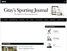 Tablet Screenshot of grayssportingjournal.com